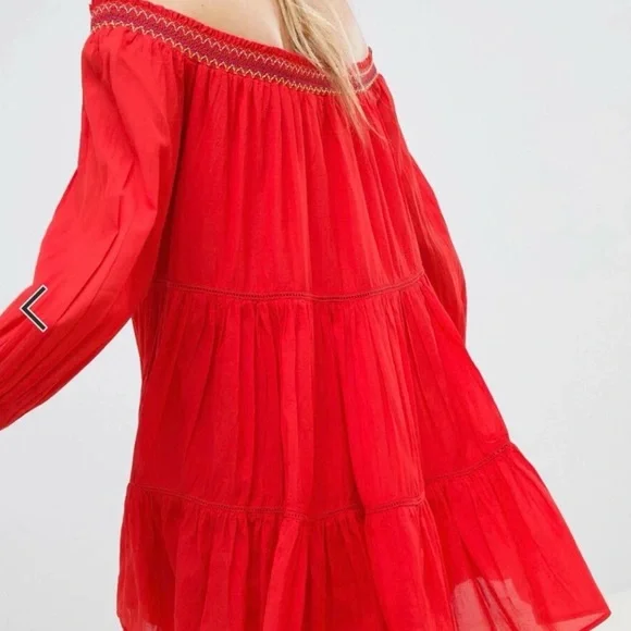 ☘️ 3/$17 Free People *flaw Sunbeams A-Line Dress XS - Picture 11 of 12